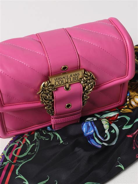 borsa versace jeans rosa borchie|Borse Versace Jeans Couture da donna .